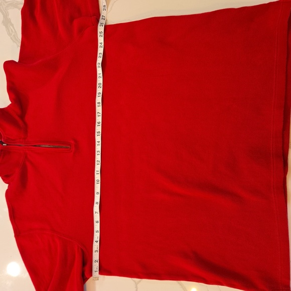 Eddie Bauer Mens Cotton 1/4 Zip Long Sleeve Pullover Knit  Sweater Red Size XL - Picture 6 of 11